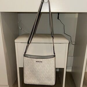 Michael Kors White Crossbody Bag